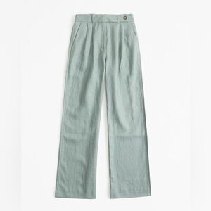 Abercrombie & Fitch Sloane Premium Tailored Linen Pants